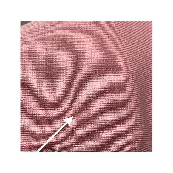 HERVE LEGER Sleeveless Mesh Pink Ruffle Bodycon Mini Dress - Picture 6 of 6